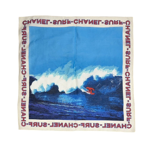 Chanel Surf Logo Scarf
