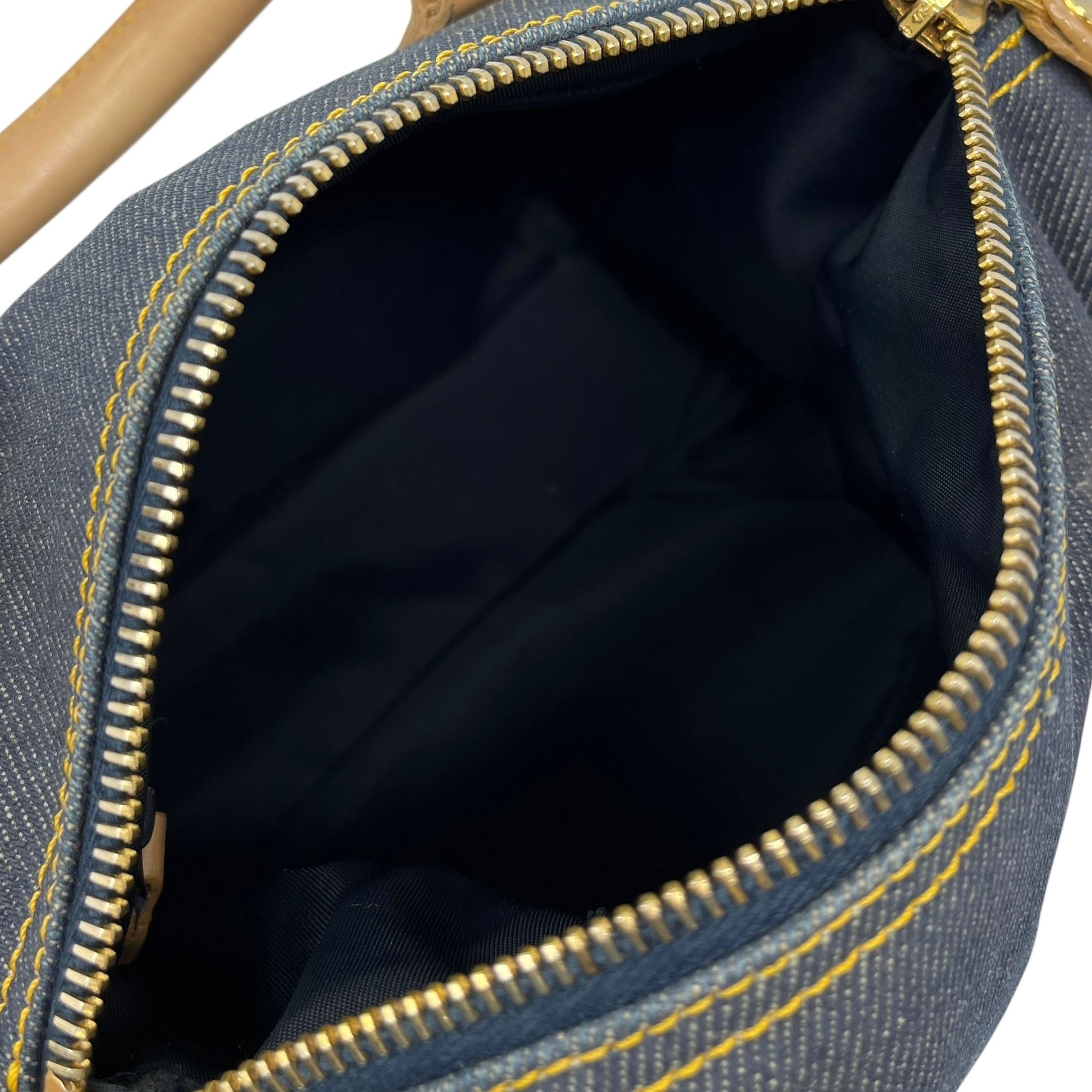 Dior Mini Denim Bowler Bag