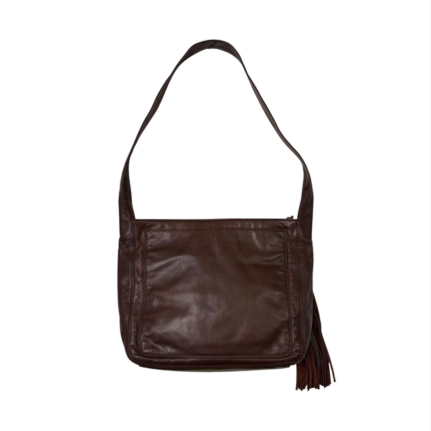 Chanel Brown Leather Shoulder Bag