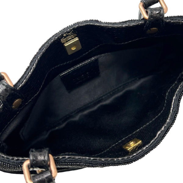 Gucci Black Beaded Logo Mini Bag