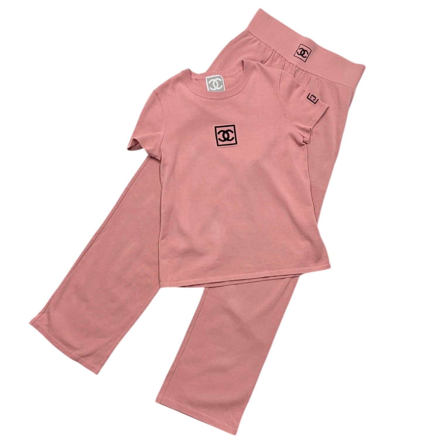 Chanel Pink Logo Set
