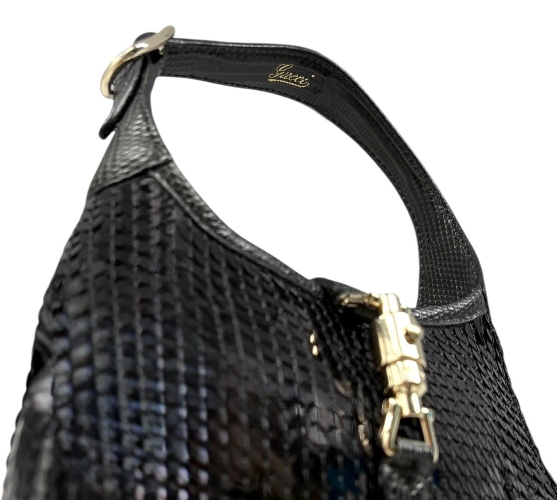 Gucci Black Mini Sequin Jackie Bag