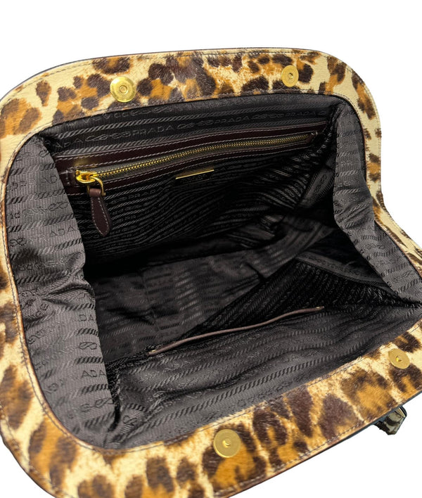 Prada Cheetah Print Shoulder Bag