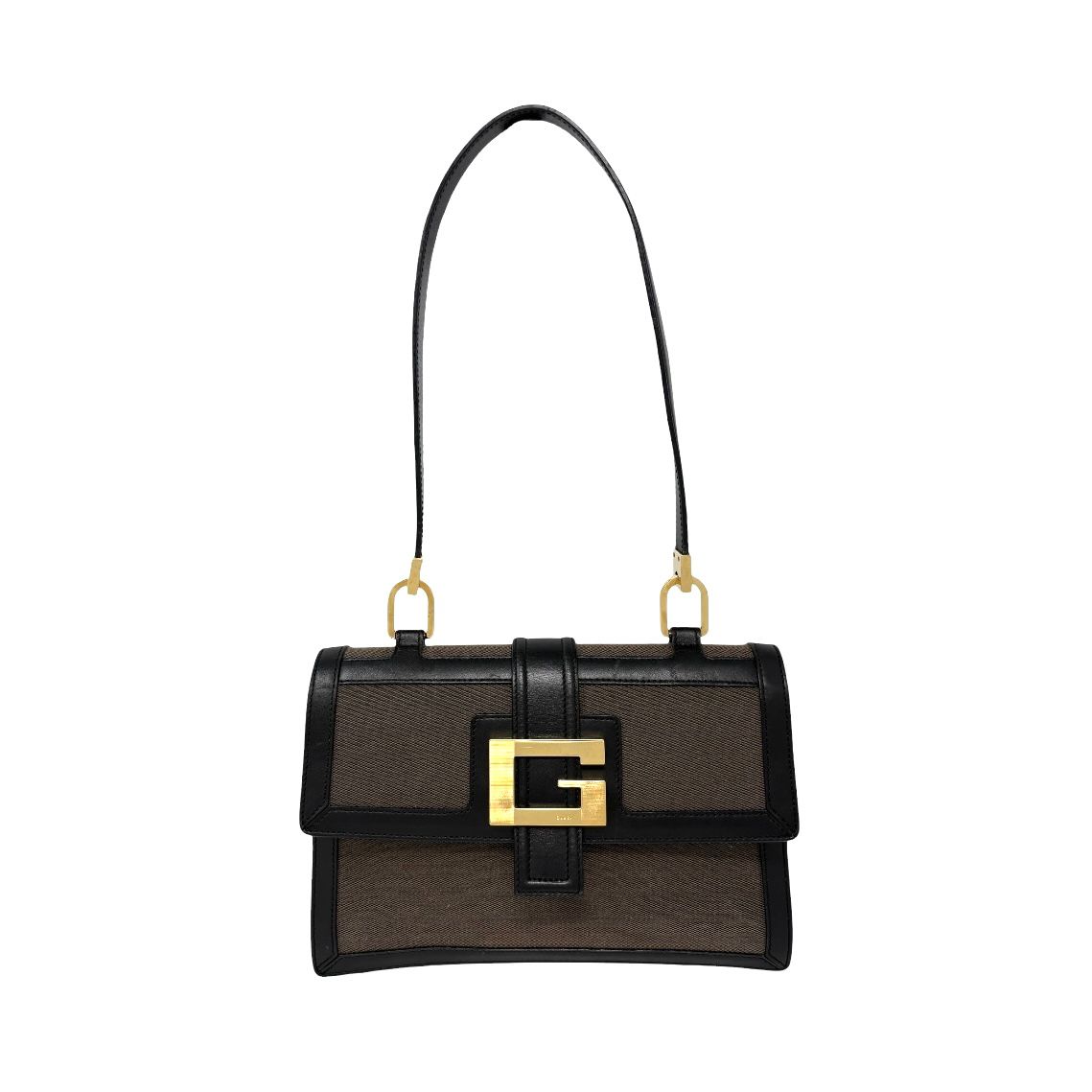 Gucci Black Canvas Shoulder Bag