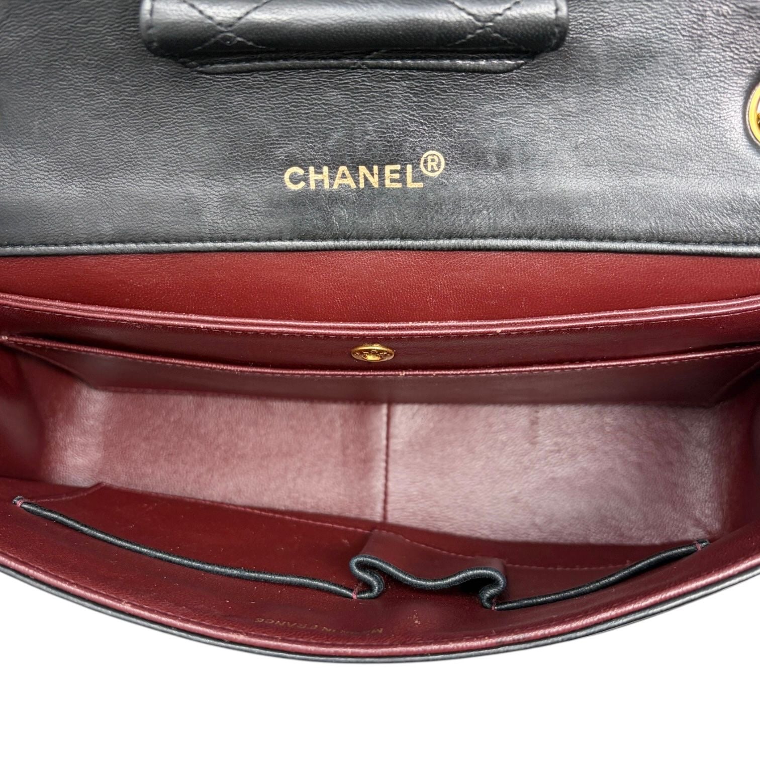Chanel Black Lambskin Flap Bag