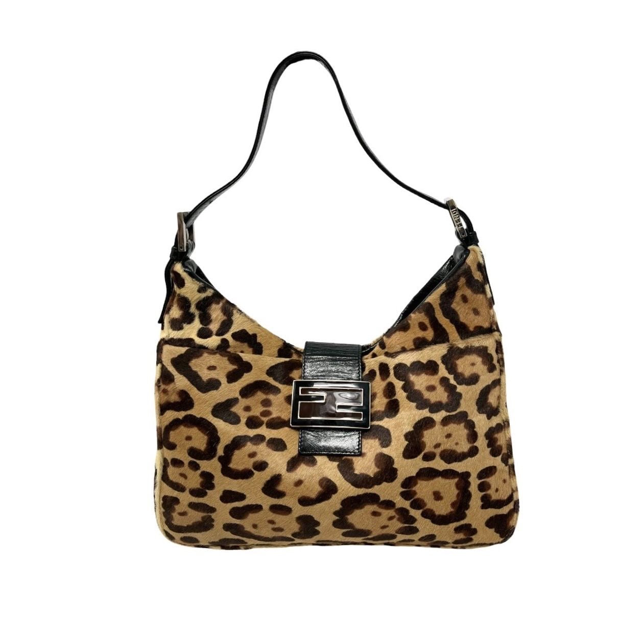 Fendi Cheetah Logo Shoulder Bag