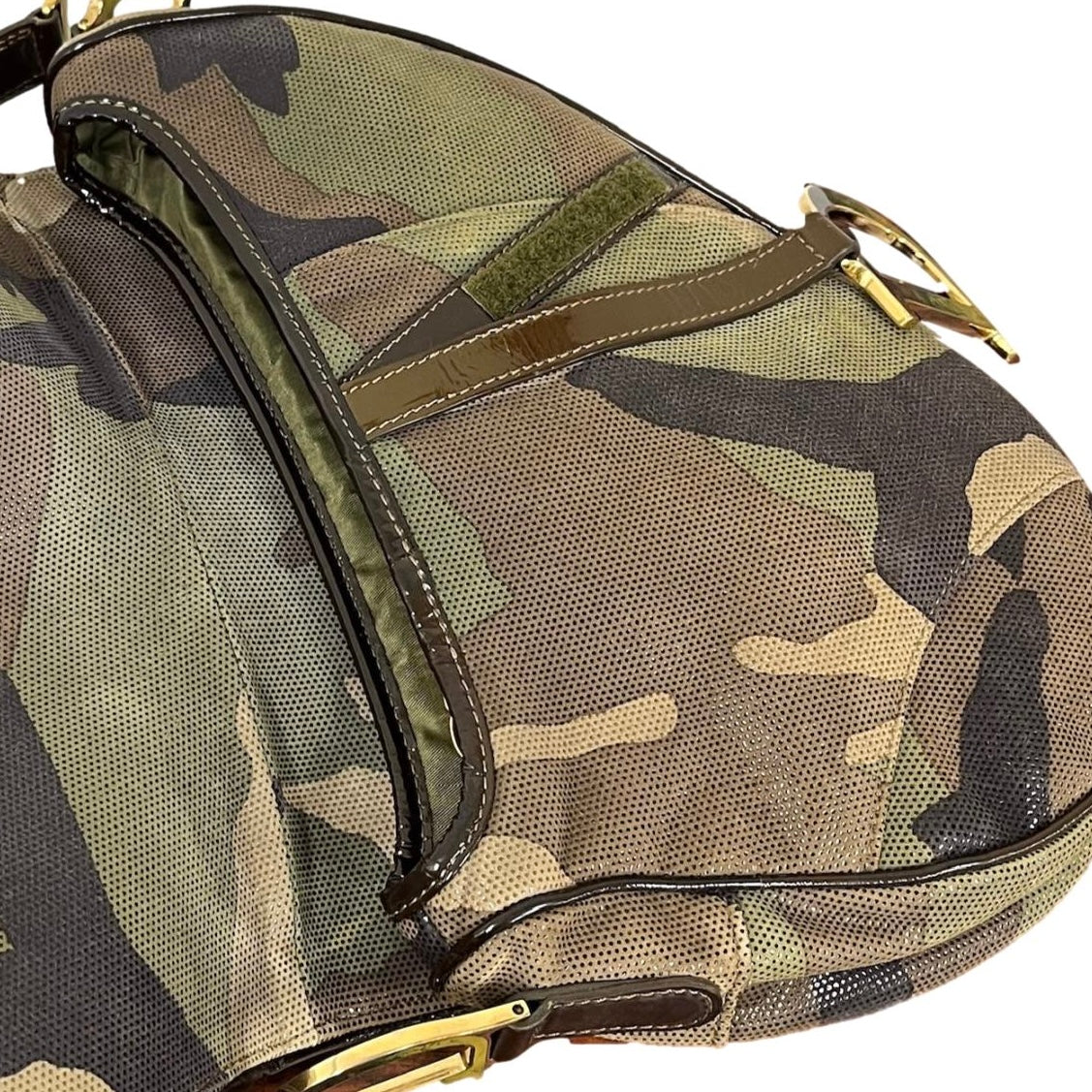 Dior Camouflage Saddle Bag