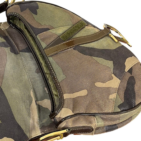 Dior Camouflage Saddle Bag