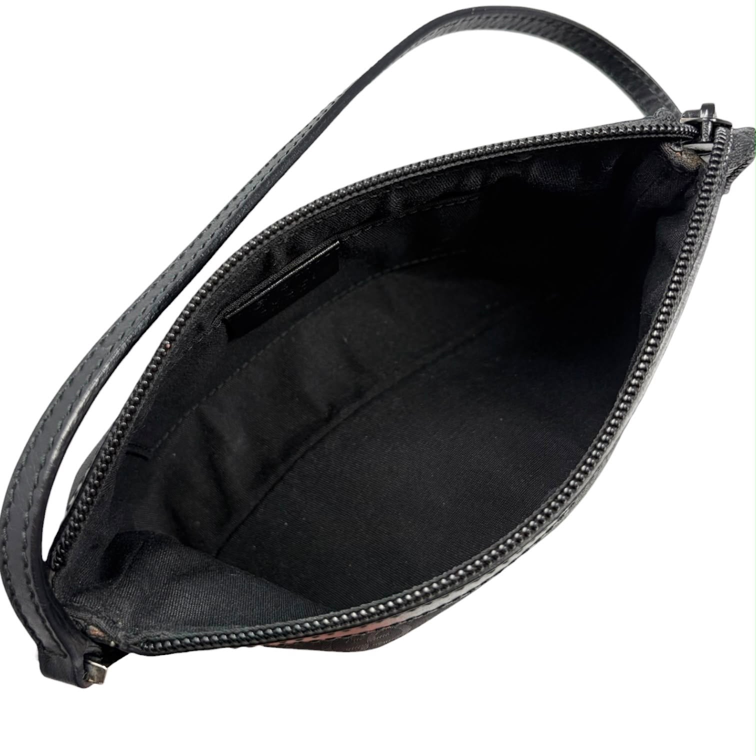 Gucci Black Canvas Mini Shoulder Bag