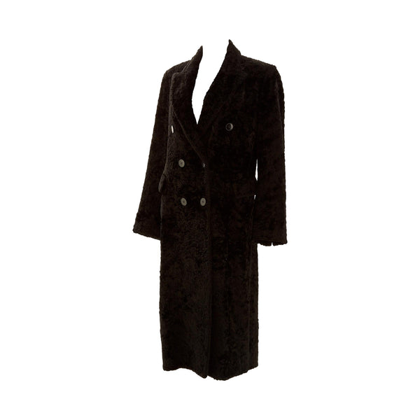 Alaia Black 1992 Overcoat