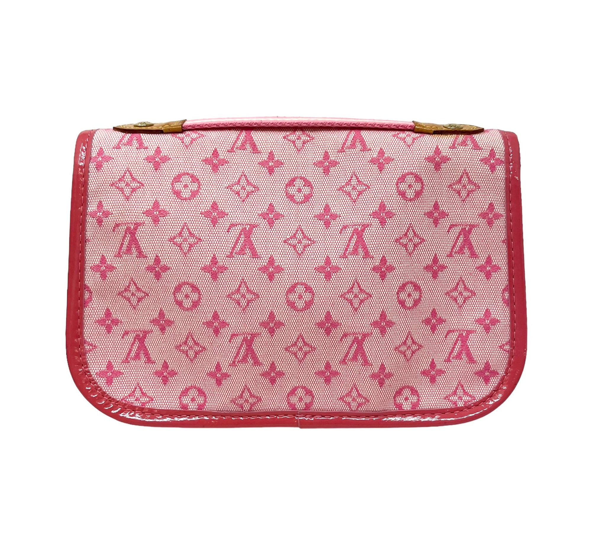 Louis Vuitton Pink Canvas Mini Top Handle