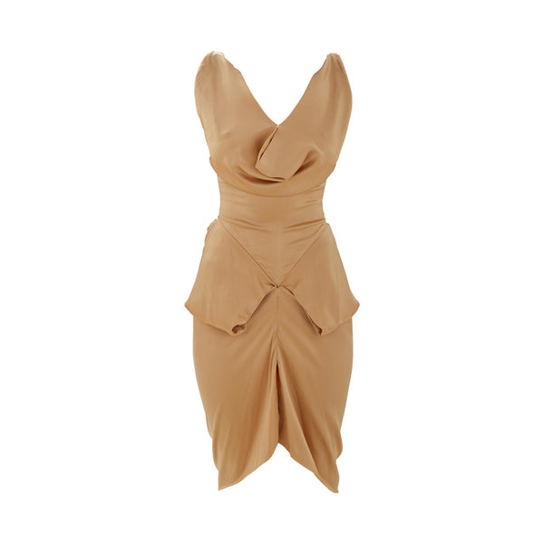 Vivienne Westwood Gold Draped Dress