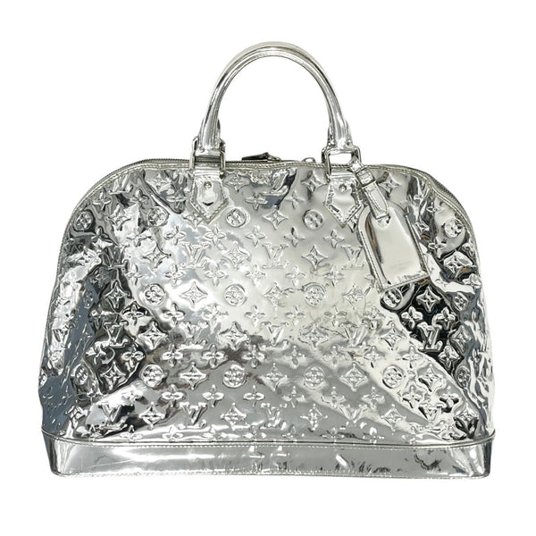 Louis Vuitton Silver Monogram Miroir Alma GM Bag