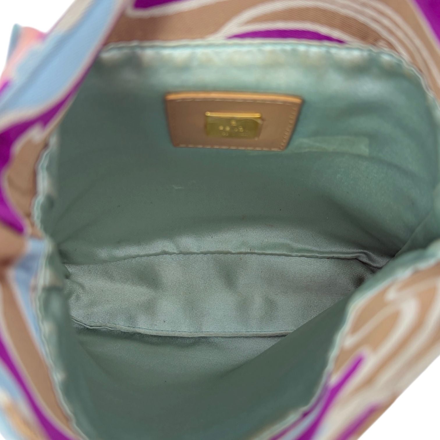 Fendi Mini Satin Multicolor Baguette Bag