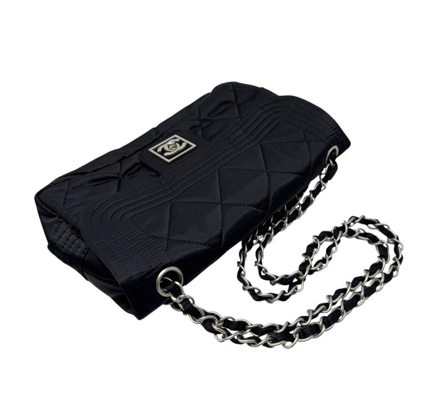 Chanel Black Sport Flap Bag