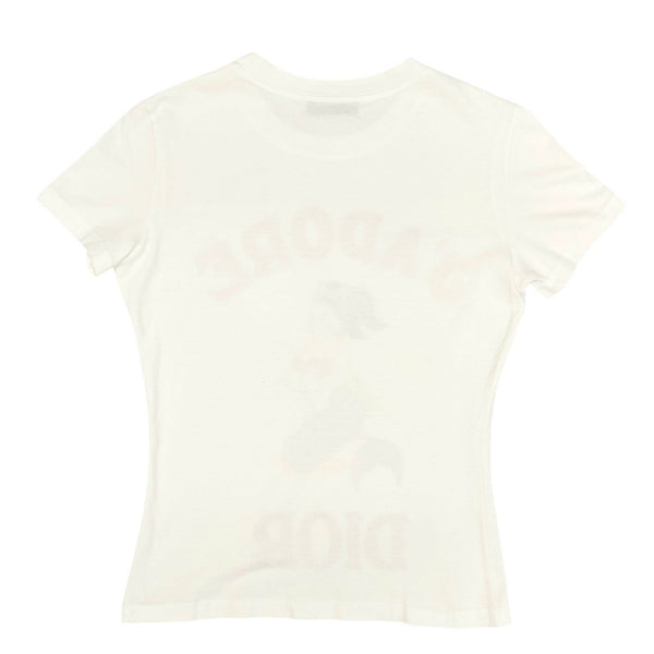 Dior White Mermaid Short Sleeve Top