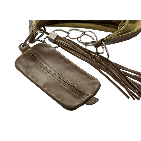 Chanel Green Mesh Chain Bag