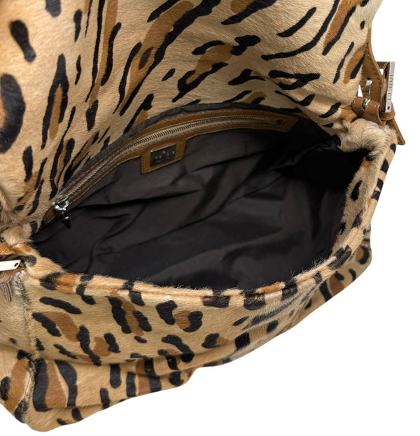 Fendi Cheetah Print Mama Baguette Bag