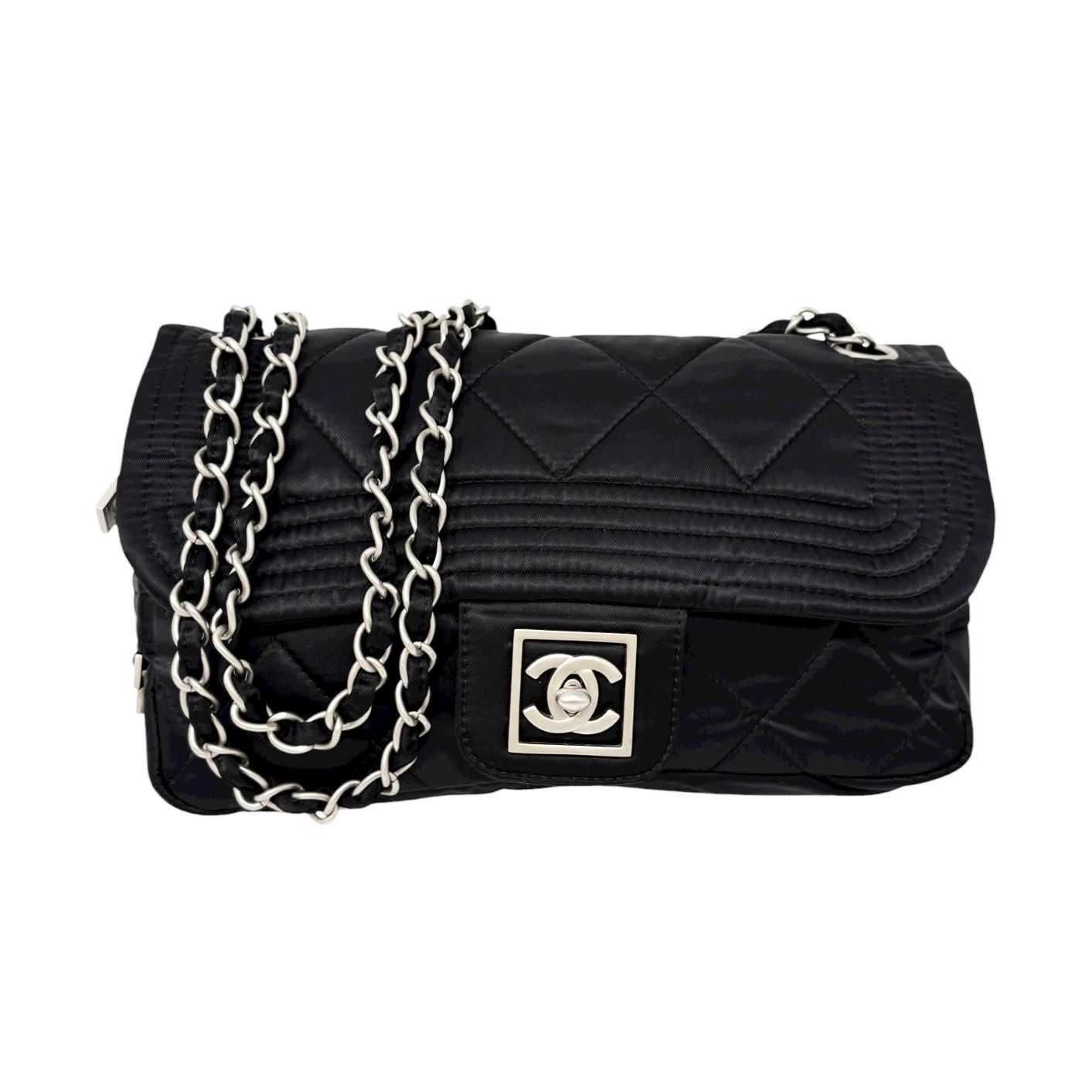 Chanel Black Sport Flap Bag