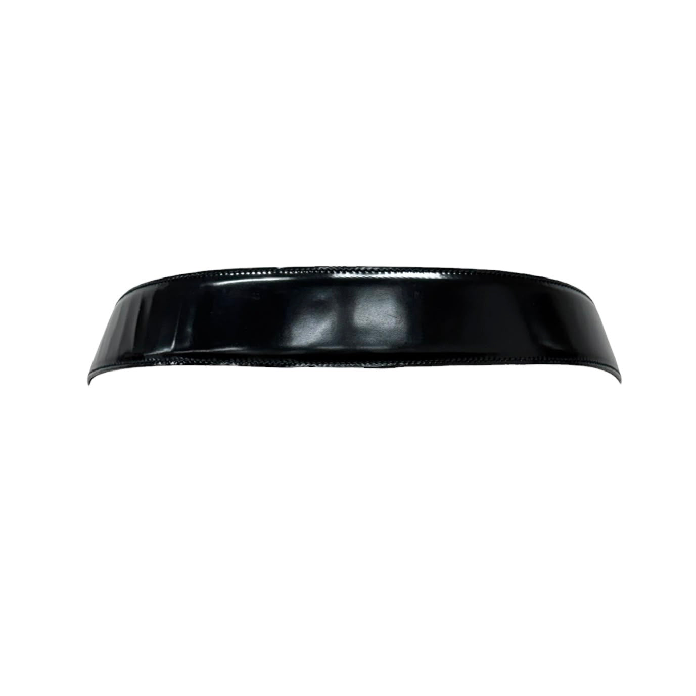 Gucci Black Patent Leather Horsebit Belt