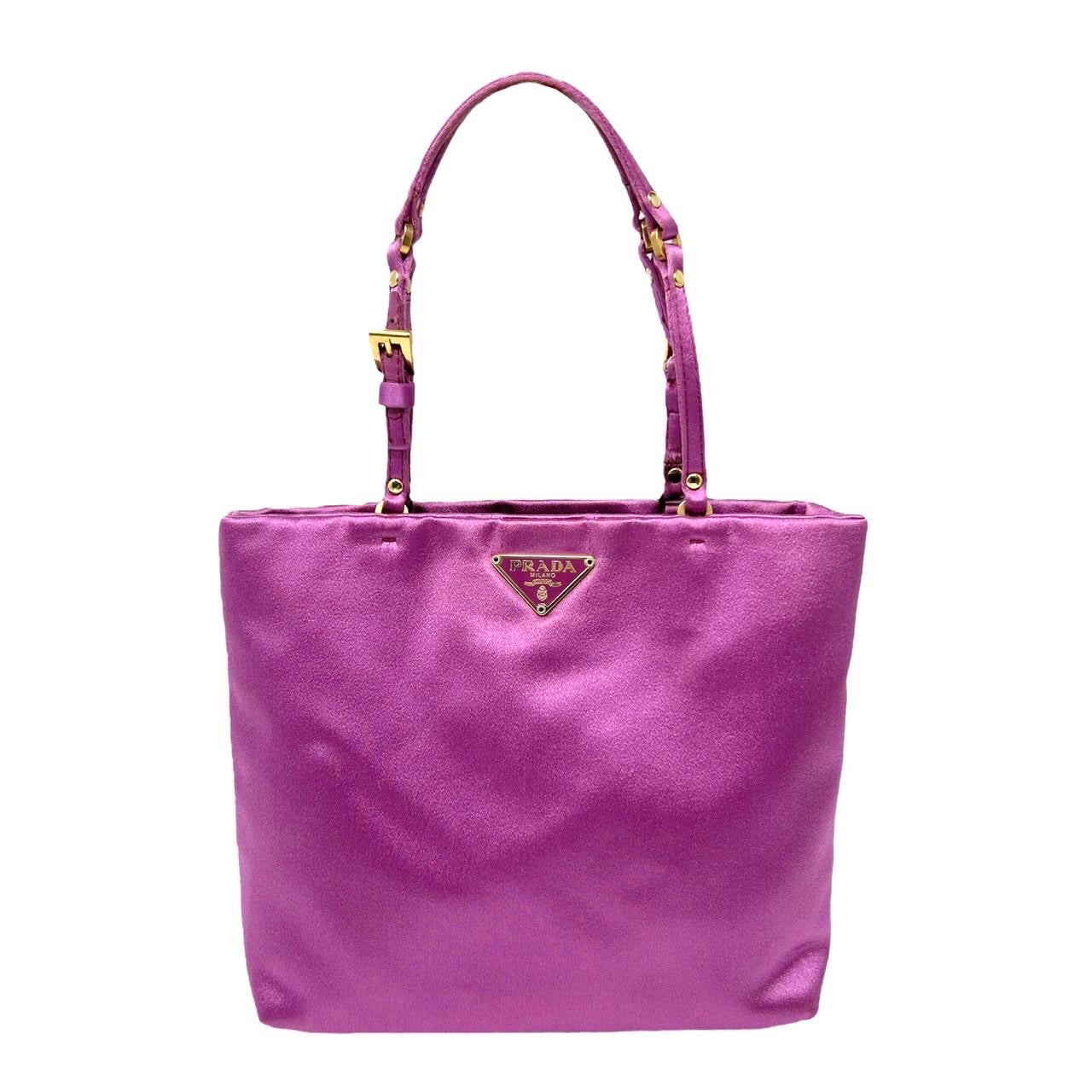 Prada Fuchsia Satin Mini Bag