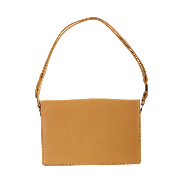 Fendi Tan Buckle Shoulder Bag
