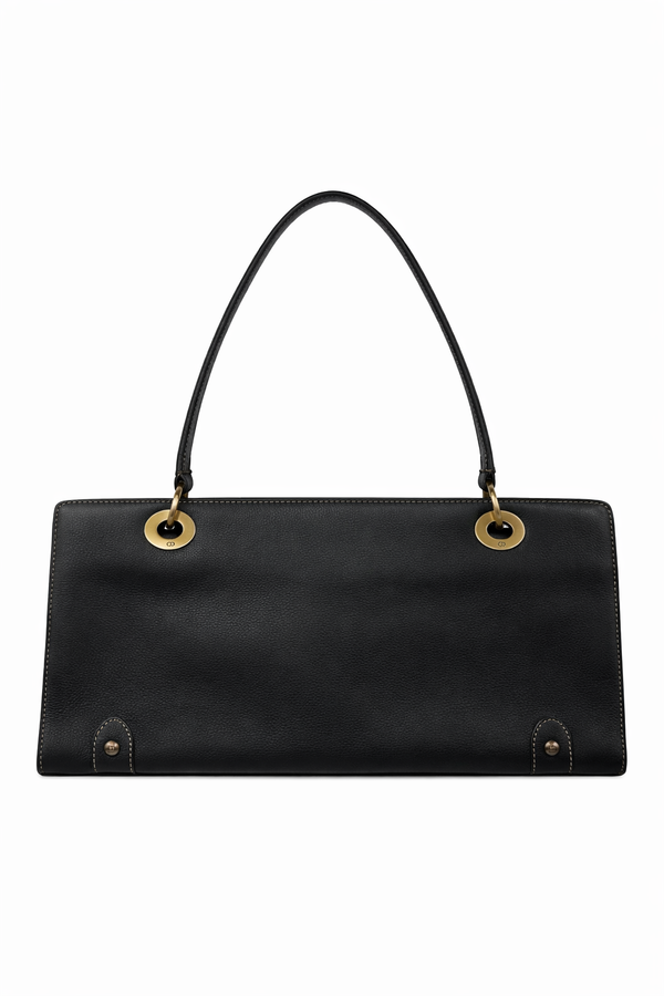 Dior Black Logo Shoulder Bag