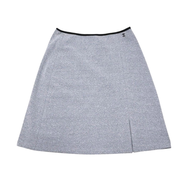 Chanel Grey Logo Sport Skirt