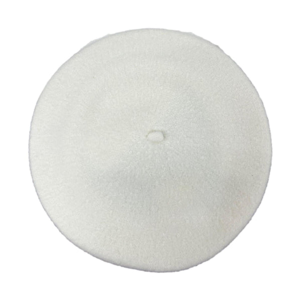 Chanel White Logo Beret