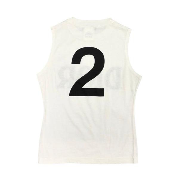 Dior White Logo Tank