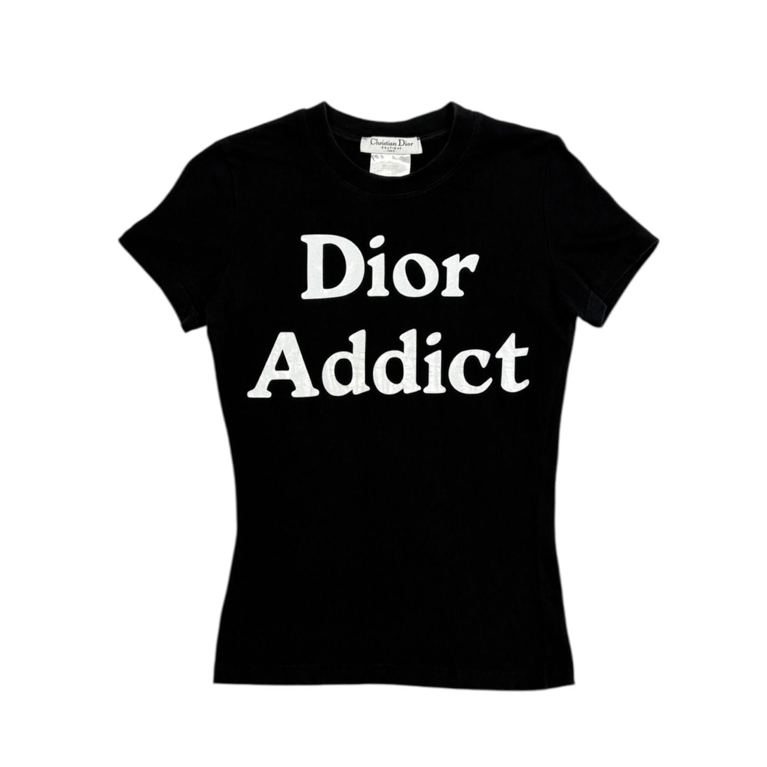Dior Black Addict Logo Tee