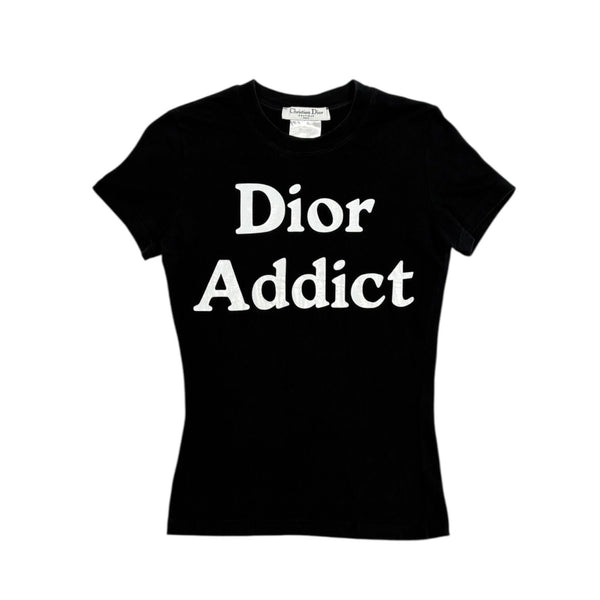 Dior Black Addict Logo Tee