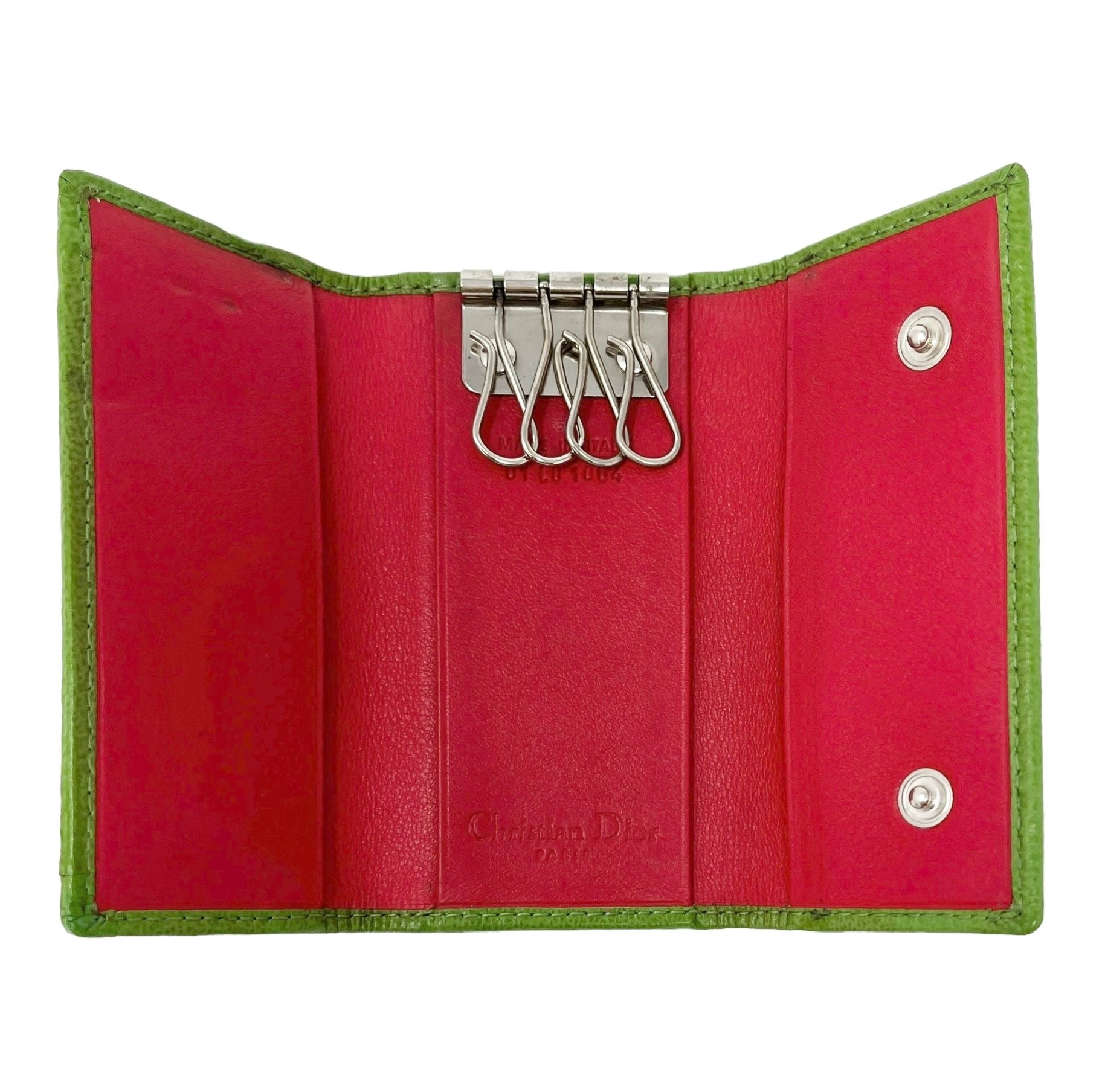 Dior Rasta Print Key Holder Wallet