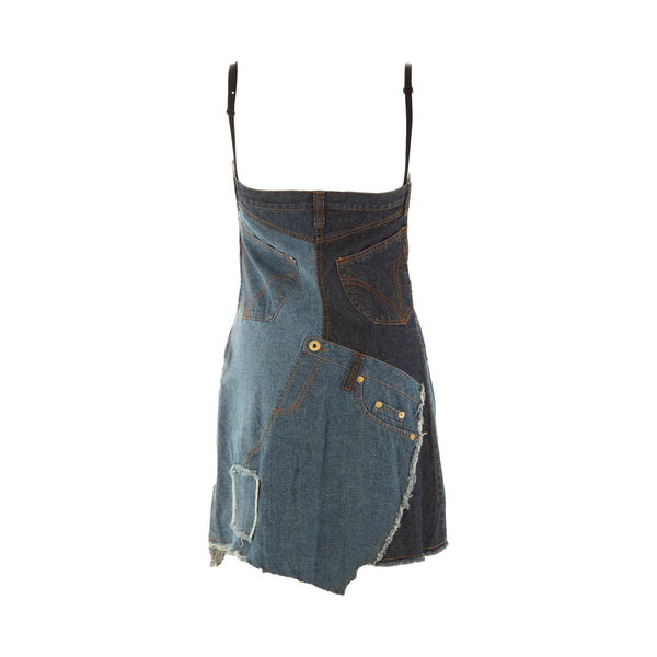 Dolce & Gabbana Denim Patchwork Dress