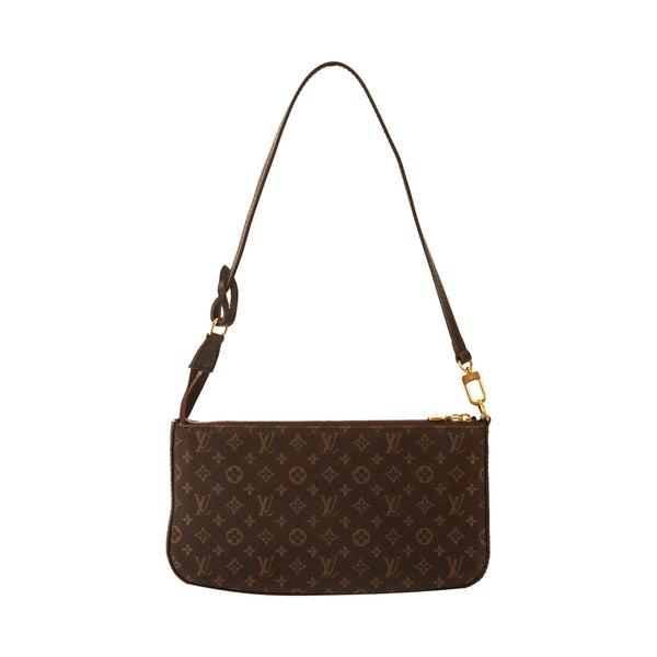 Louis Vuitton Brown Logo Shoulder Bag