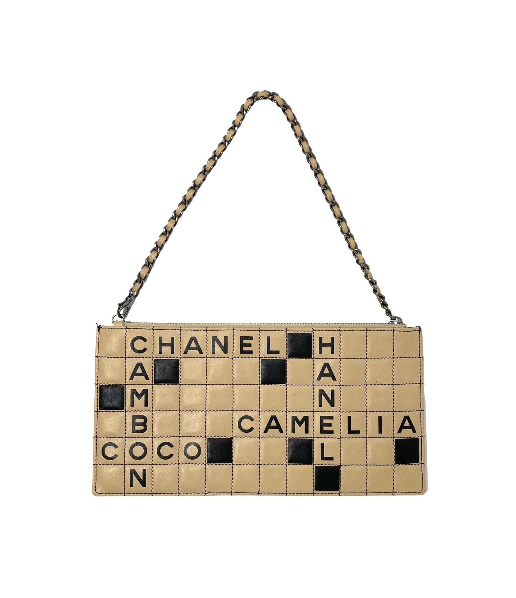 Chanel Crossword Logo Shoulder Bag Treasures of NYC Chanel Crossword Logo Shoulder Bag Treasures of NYC
