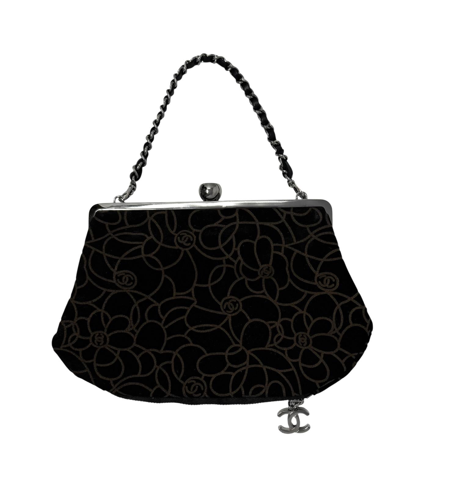 Chanel Brown Suede Mini Kisslock Bag – Treasures of NYC