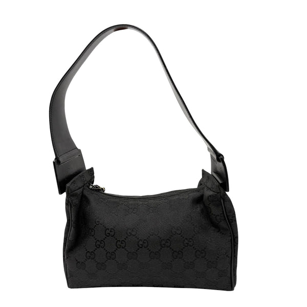 Gucci Black Canvas Shoulder  Bag