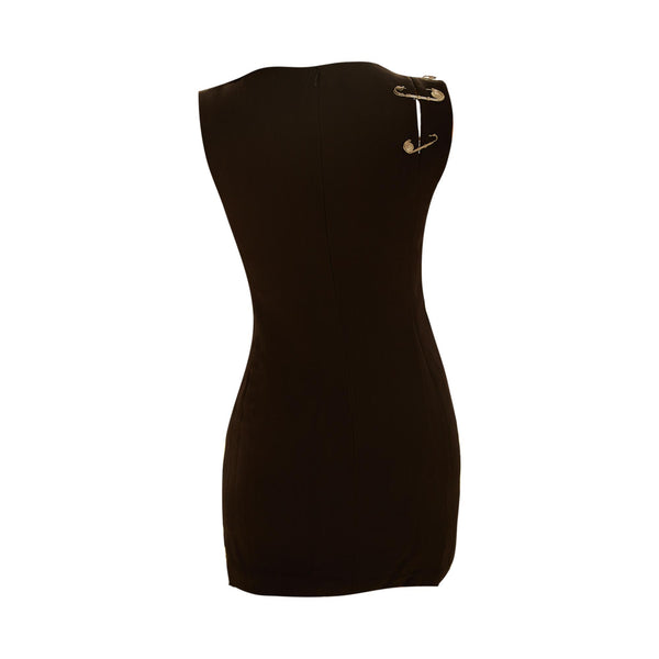 Gianni Versace Black Safety Pin Dress