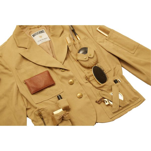 Moschino Canvas Survival Jacket + Accessories