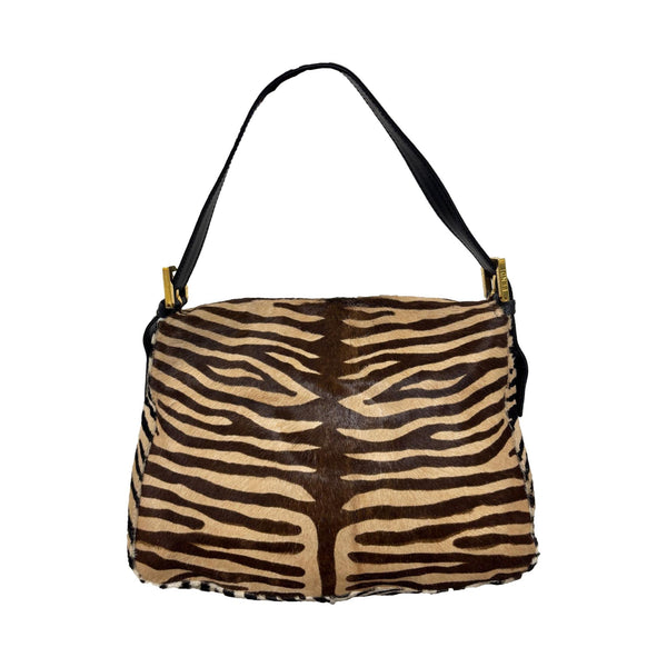 Fendi Tan Zebra Baguette Bag