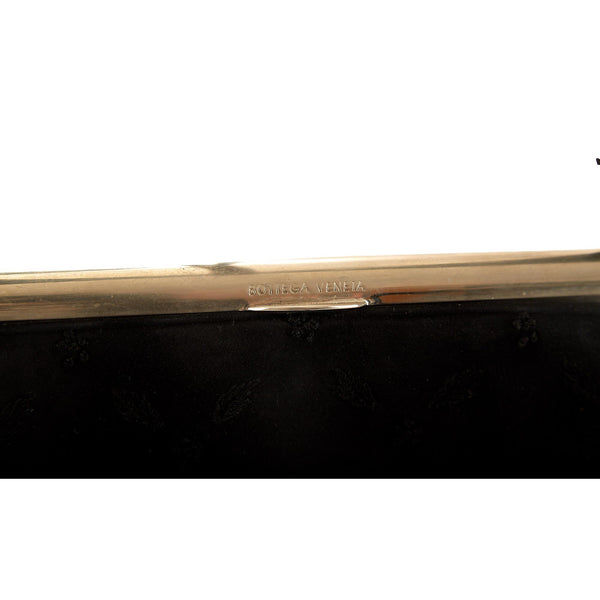 Bottega Veneta Black Embroidered Suede Bag