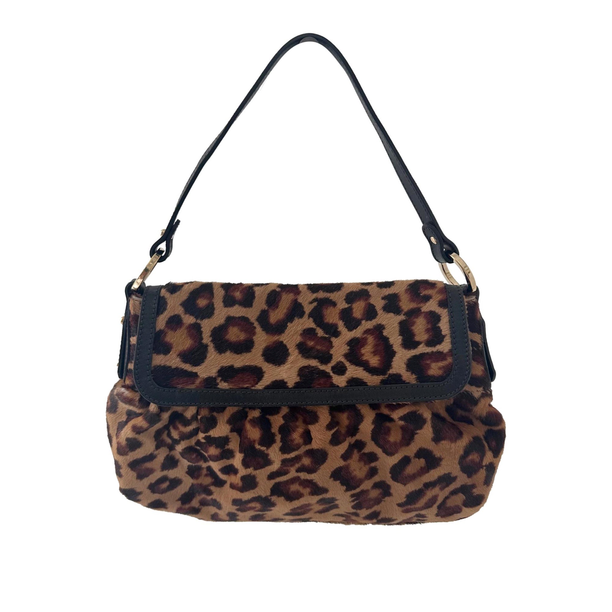 Fendi Cheetah Print Shoulder Bag Treasures of NYC