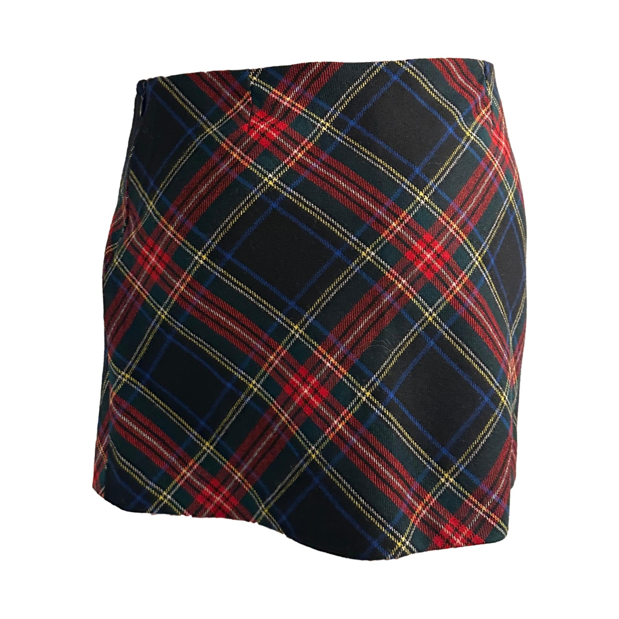 Dolce & Gabbana Plaid Mini Skirt