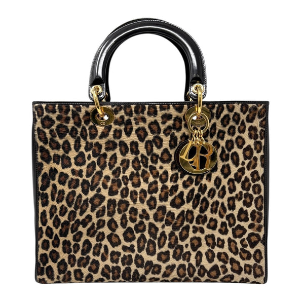 Dior Cheetah Calfhair Lady Bag