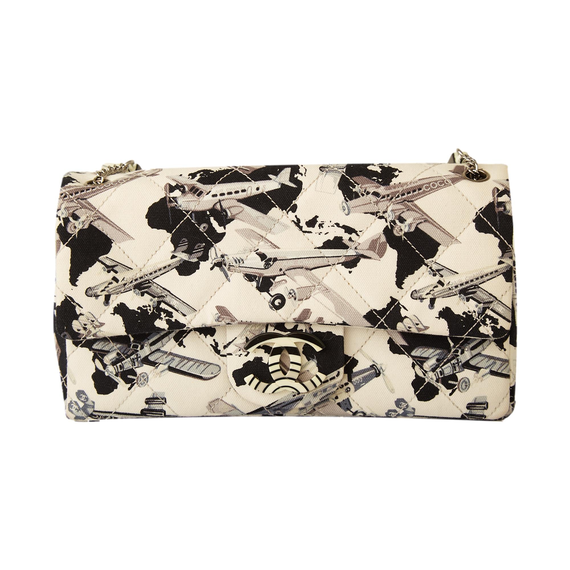 Chanel Airplane Canvas Flap Bag – Treasures of NYC