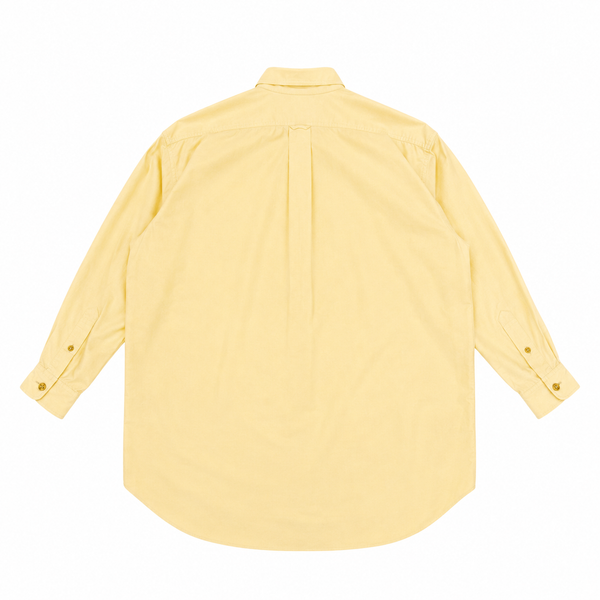 Chanel Yellow Oversized Logo Button Down