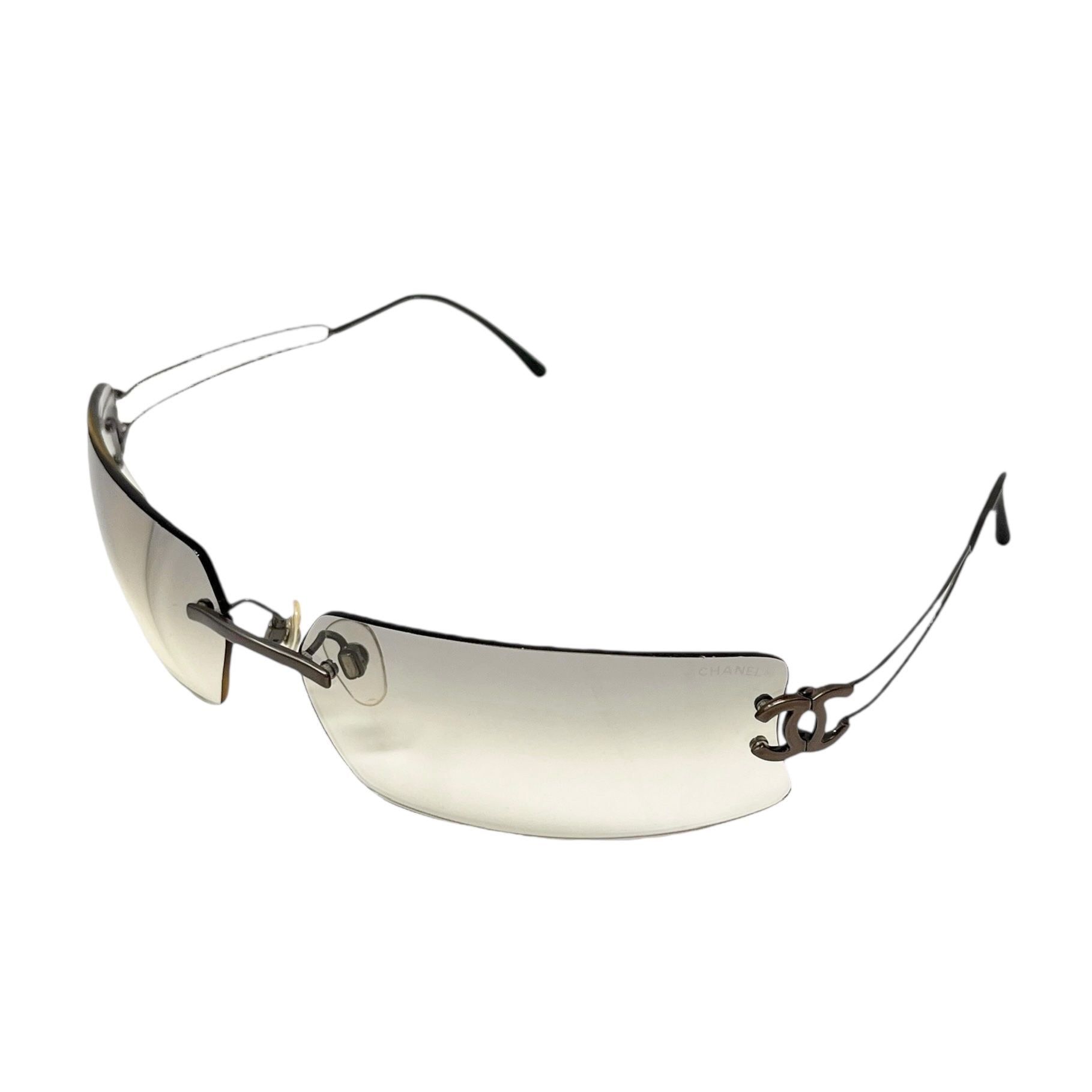 Chanel Smoke Rimless Sunglasses
