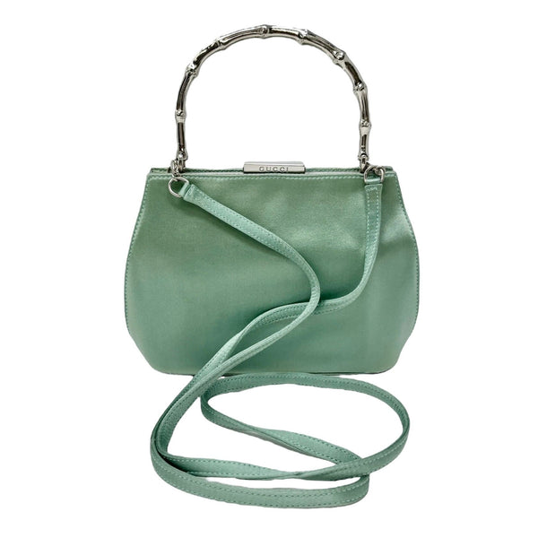 Gucci Sea Foam Bamboo 2Way bag