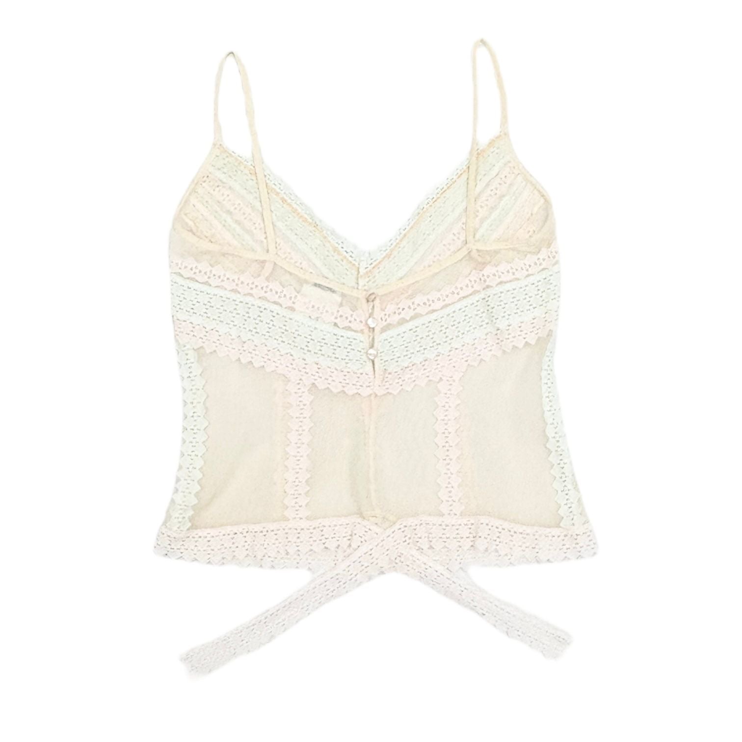 Chanel Pink Lace Logo Baby Tank